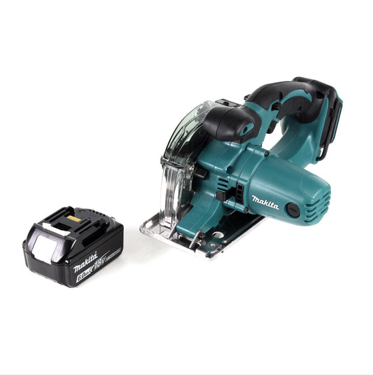 Makita DCS 552 G1 18 V Akku Metall Handkreissäge 136 mm + 1x 6,0 Ah Akku + Sägeblatt und Schutzbrille - ohne Ladegerät - Toolbrothers