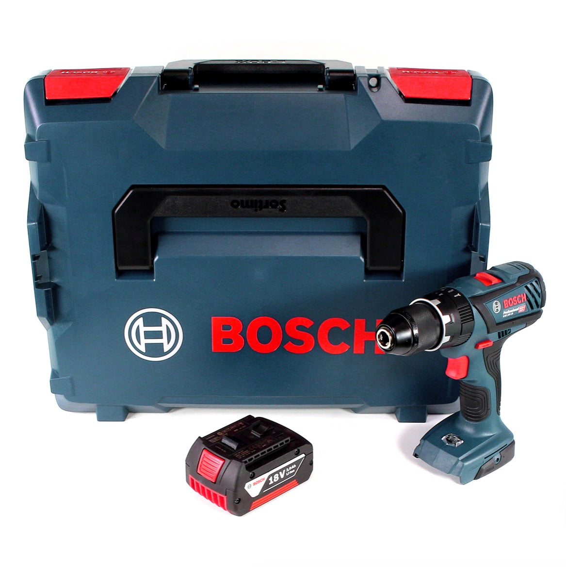 Bosch GSB 18 V-28 Professional 18 V Li-Ion Akku Schlagbohrschrauber in L-Boxx + 1 x 3,0 Ah Akku - ohne Ladegerät - Toolbrothers