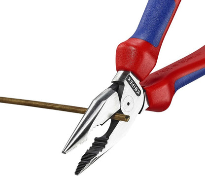 Pince universelle pointue Knipex (8002875243), longueur 185 mm, atramentisée noire