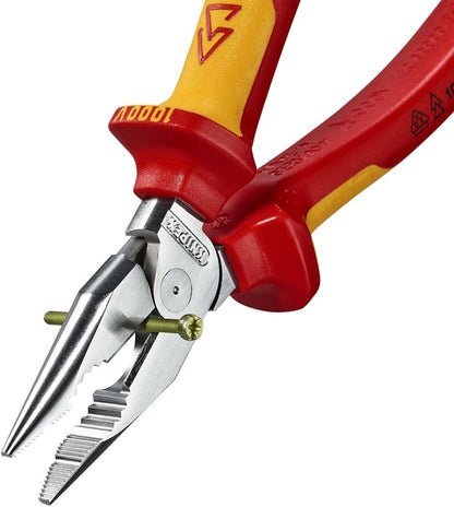 Knipex Spitzkombizange ( 8002875246 ) Länge 185 mm verchromt VDE