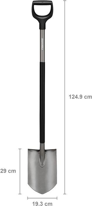 Fiskars Gärtnerspaten ( 4000819586 ) spitz, mit D-Griff Stahl