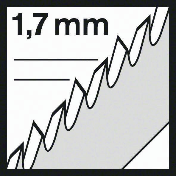 Bosch Stichsägeblatt T 101 AIF ( 4000837568 ) Gesamtlänge 100 mm BIM