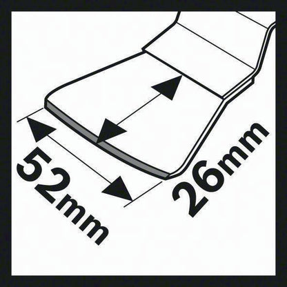 Bosch Schaber ATZ 52 SC ( 4000908701 ) Breite 52 mm HCS