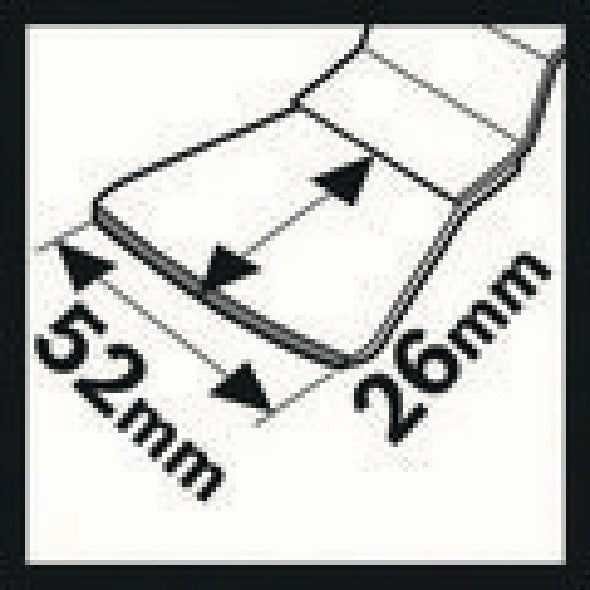 Bosch Schaber ATZ 52 SC ( 4000908701 ) Breite 52 mm HCS