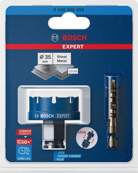 Scie cloche Bosch Expert Sheet Metal (4000800273) diamètre de scie 35 mm, profondeur de coupe 5 mm