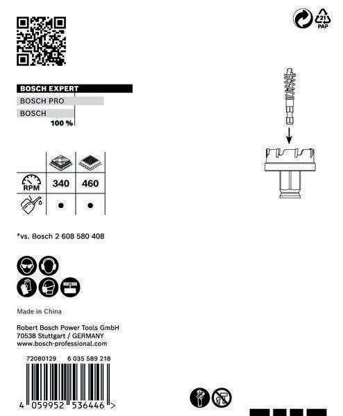 Bosch Lochsäge Expert Sheet Metal ( 4000800273 ) Sägen-Ø 35 mm Schnitttiefe 5 mm