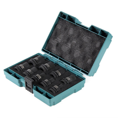 Makita Steckschlüssel Nuss Set 1/2" 9 tlg. Nüsse in praktischer Transportbox ( B-66232 ) - Toolbrothers