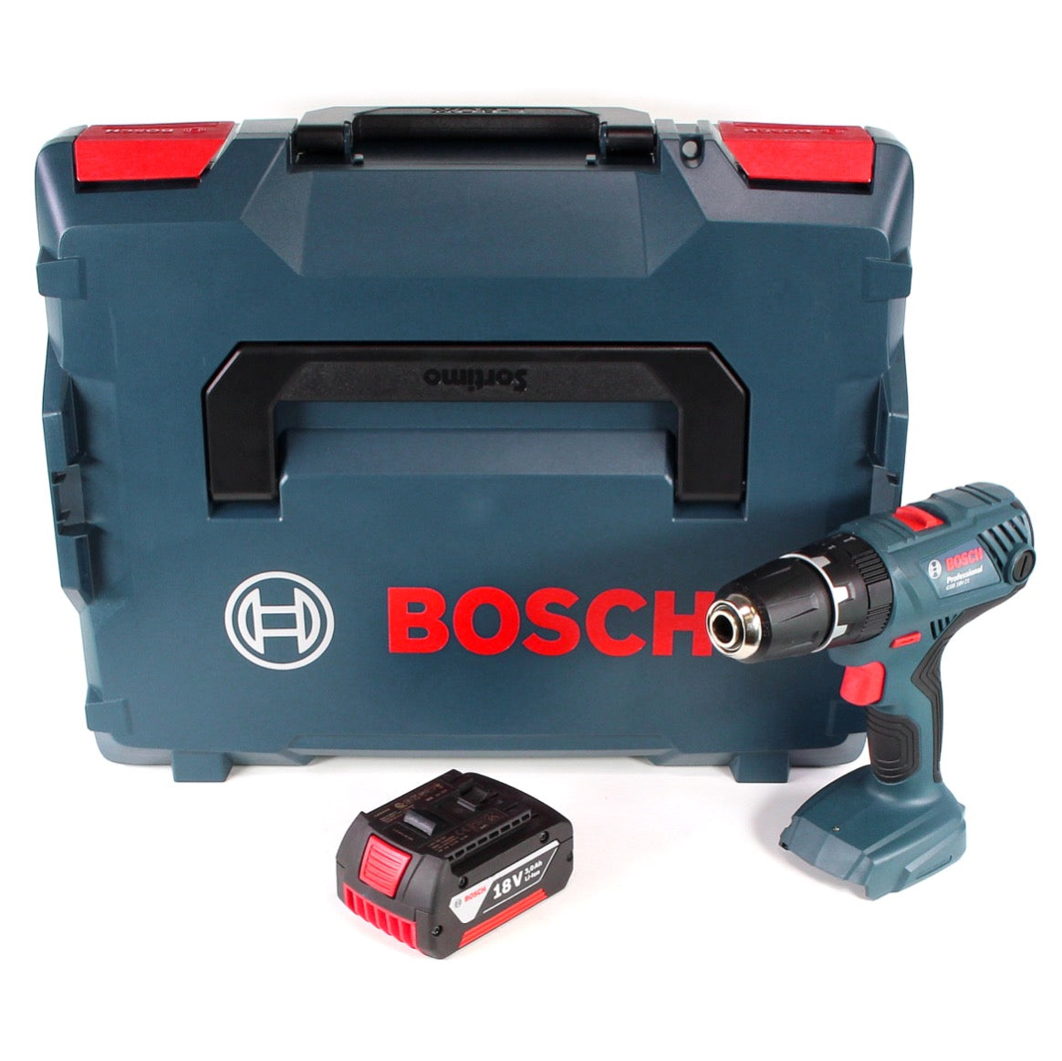 Bosch Professional GSB 18V-21 Akku Schlagbohrschrauber 18V 55Nm + 1x ...