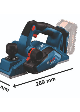 Bosch GHO 18V-26 Professional Akku Hobel 18 V 2,6 mm Brushless + 1x Akku 4,0 Ah + L-Boxx - ohne Ladegerät