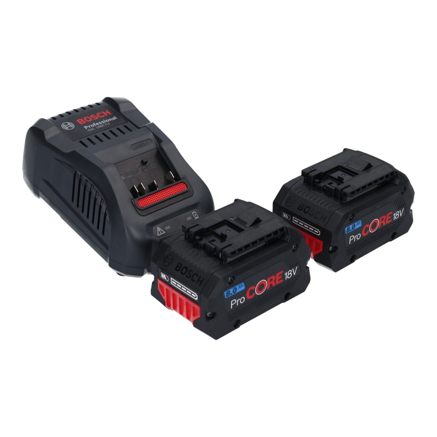 Bosch GHO 18V-26 Professional Akku Hobel 18 V 2,6 mm Brushless + 2x ProCORE Akku 8,0 Ah + Ladegerät + L-Boxx