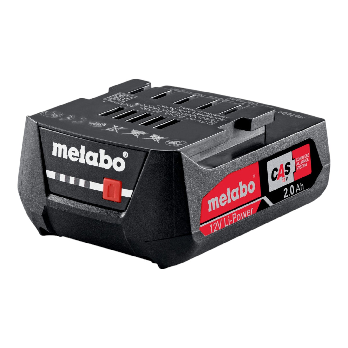 Metabo Akku Set 2x Li-Power Akkupack 12 V 2,0 Ah / 2000 mAh Li-Ion mit Ladestandanzeige ( 2x 625406000 )