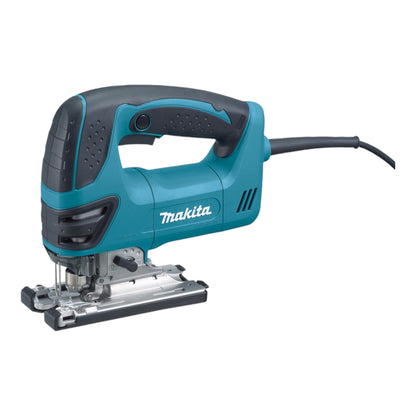 Makita 4350 FCTJ Pendelhub Stichsäge 720 Watt 135 mm + 10 tlg. Stichsägeblatt Set + Makpac