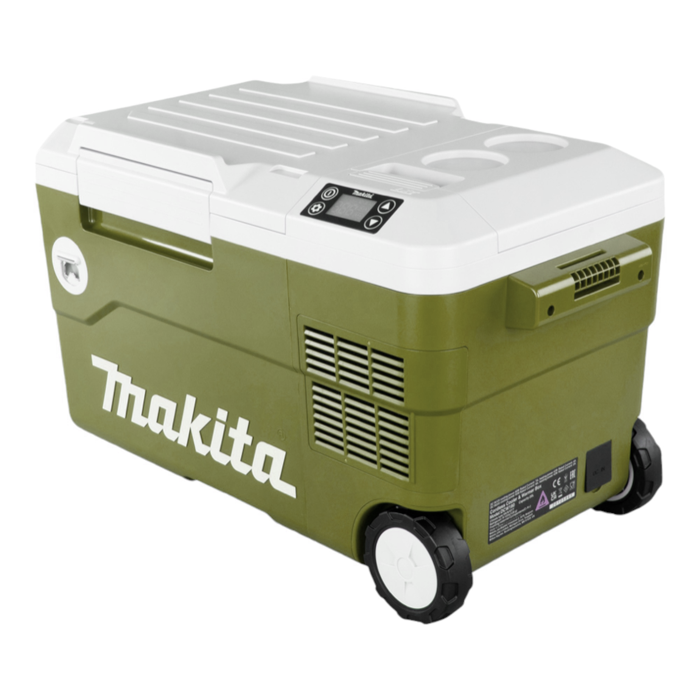 Makita DCW 180 ZO Boîte de refroidissement et de chauffage pour batterie 36 V (2x 18 V) 20 L Olive - Outdoor Adventures Edition Solo - sans batterie, sans chargeur