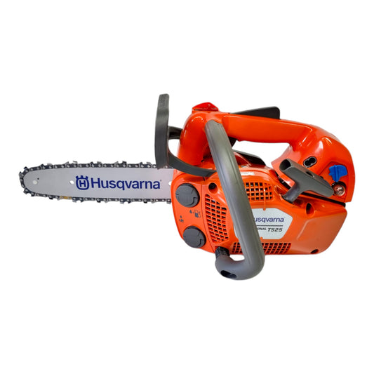 Husqvarna T525 Benzin Motorsäge Kettensäge 1,1 kW 27 cm³ 18,1 m/s 25 cm 10" ( 967633310 ) für Baumbeschnitt und Trimmarbeiten