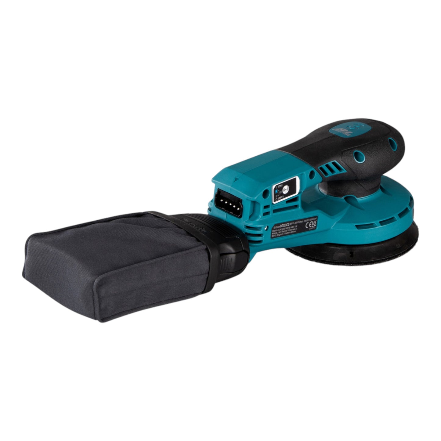 Makita BO 003 CGZ Akku Exzenterschleifer 40 V max. 125 mm 3,0 mm Hub Brushless Solo - ohne Akku, ohne Ladegerät