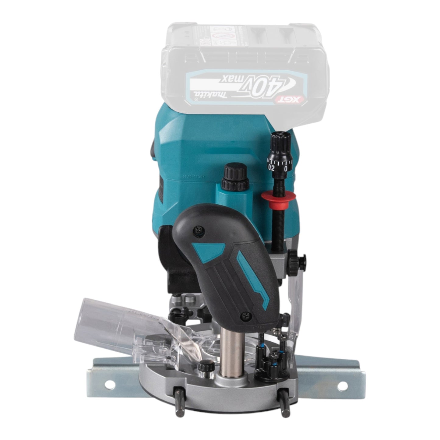 Makita RP 001 GZ Akku Oberfräse 40 V max. 12 mm Brushless Solo - ohne Akku, ohne Ladegerät