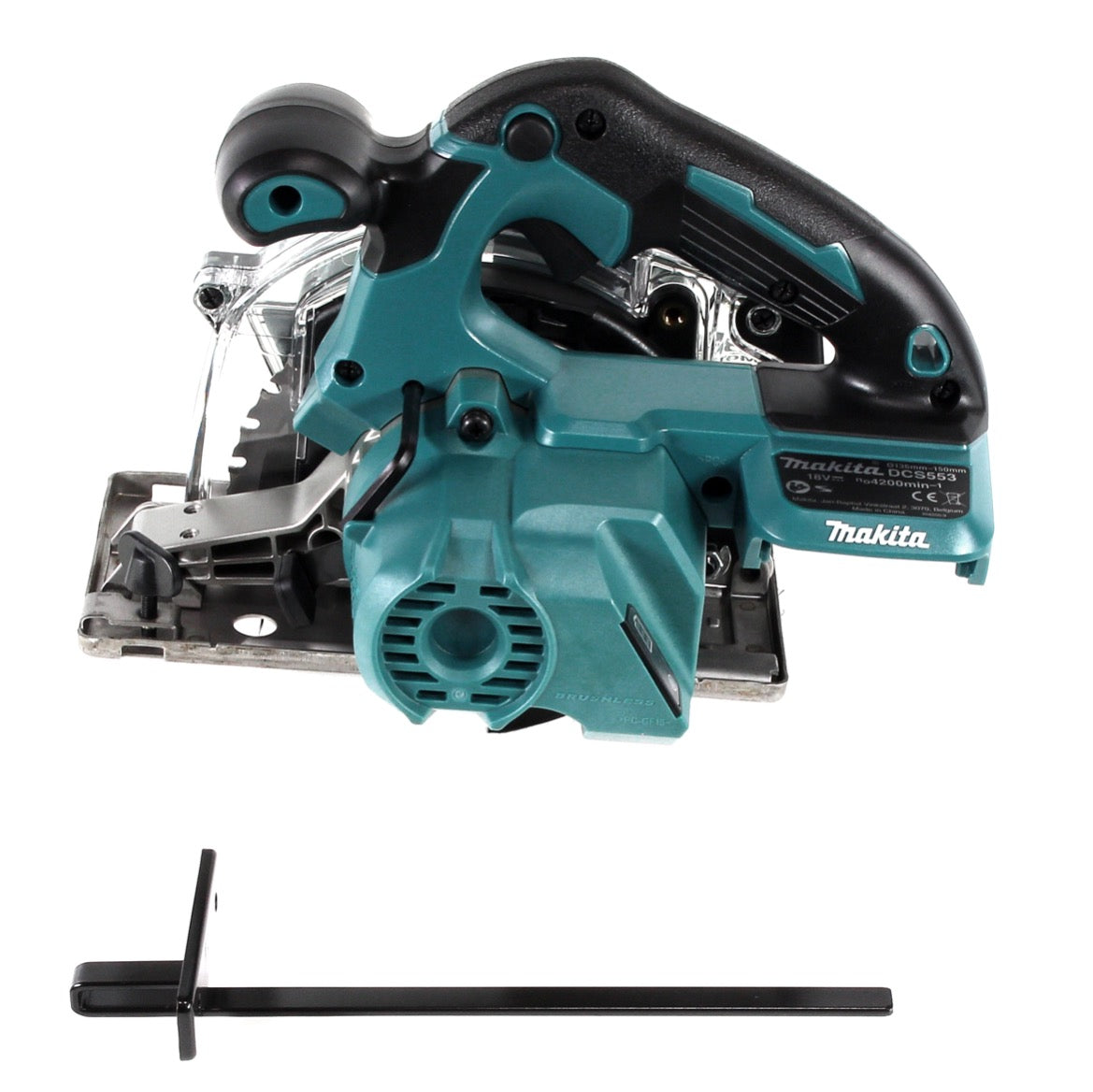 Makita DCS 553 RT1J Akku Metallhandkreissäge 18V 150 mm Brushless + 1x Akku 5,0Ah + Ladegerät + Makpac - Toolbrothers