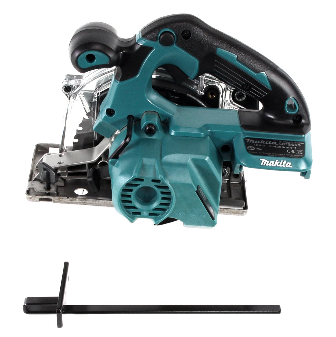 Makita DCS 553 G1J Akku Metallhandkreissäge 18V 150 mm Brushelss + 1x Akku 6,0Ah + Makpac - ohne Ladegerät - Toolbrothers