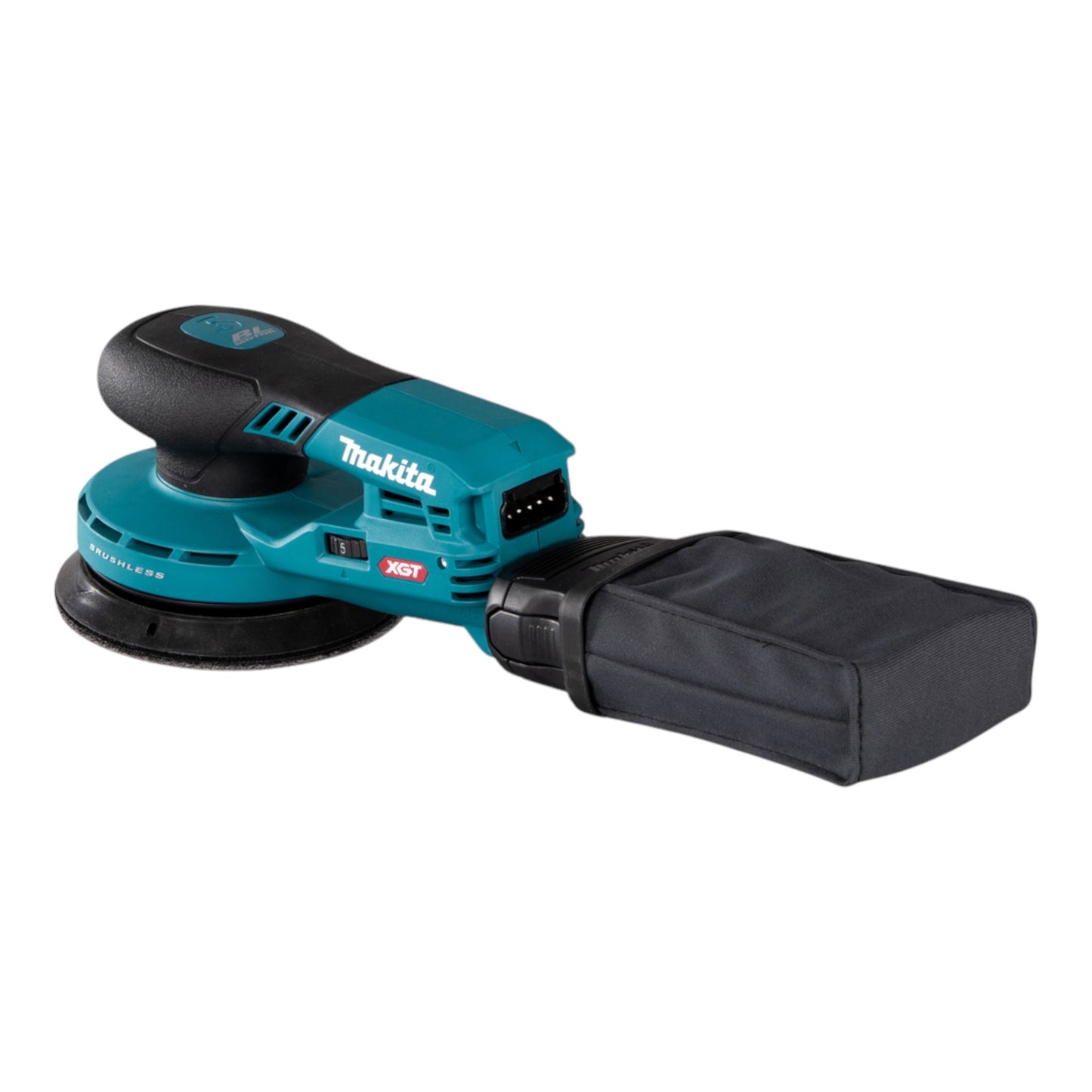 Makita BO 001 CGZ01 Akku Exzenterschleifer 40 V max. 125 mm 5,0 mm Hub Brushless + Makpac - ohne Akku, ohne Ladegerät