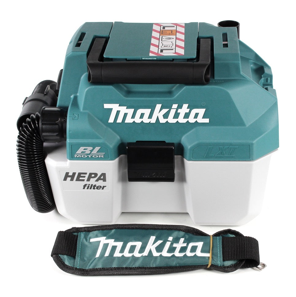 Makita DVC 750 LM1X3 Akku Staubsauger Nass und Trockensauger 18 V tragbar + 1x 4,0 Ah Akku - ohne Zubehör, ohne Ladegerät - Toolbrothers