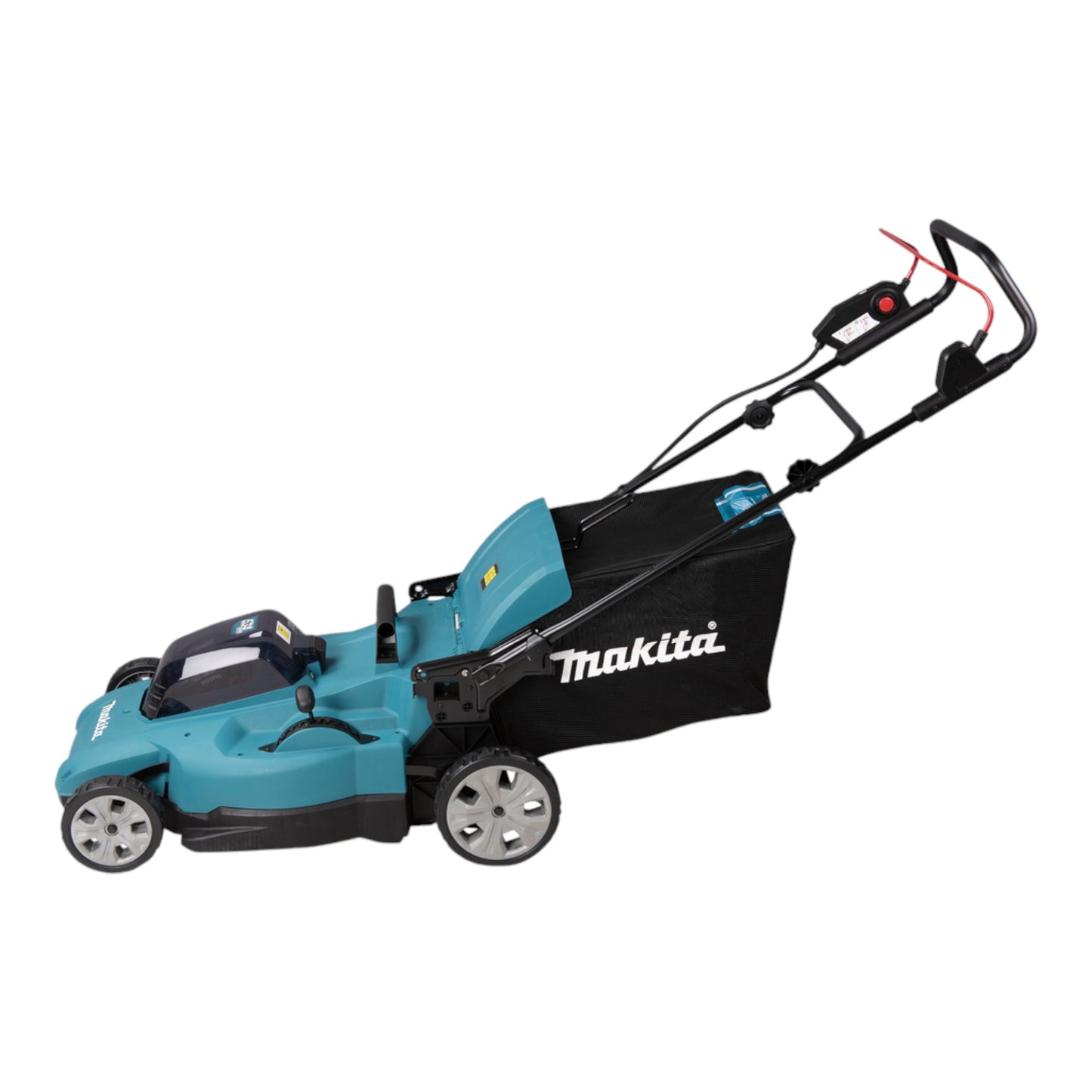 Makita DLM 538 CF4 Akku Rasenmäher 36 V ( 2x 18 V ) 530 mm + 4x Akku 3,0 Ah + Ladegerät