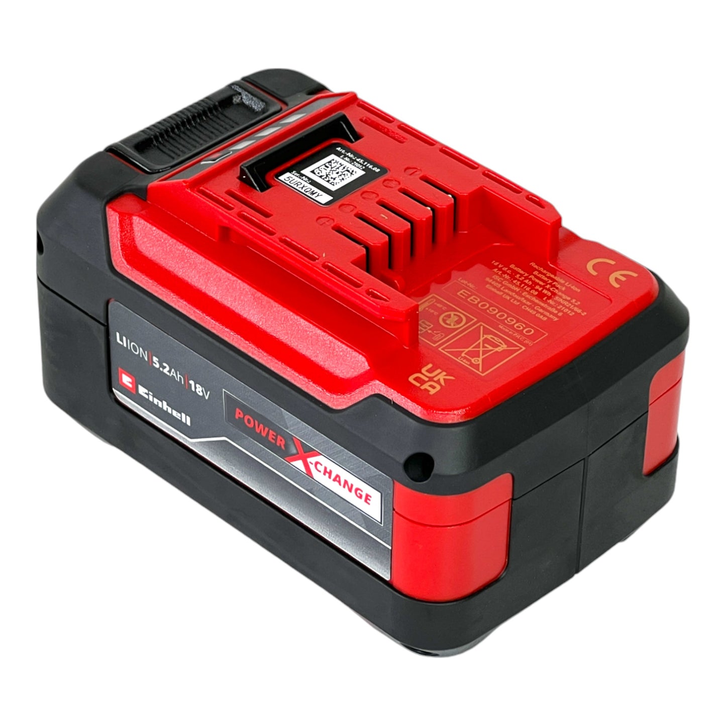 Einhell PXC Starter Kit 4x Power X-Change Plus Akku 18 V 5,2 Ah ( 4x 4511437 ) + Power X-Twincharger 3A Doppel Ladegerät ( 4512069 )