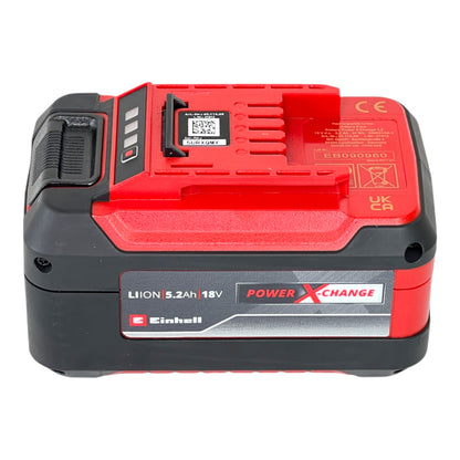 Einhell PXC Starter Kit 4x Power X-Change Plus Akku 18 V 5,2 Ah ( 4x 4511437 ) + Power X-Twincharger 3A Doppel Ladegerät ( 4512069 )