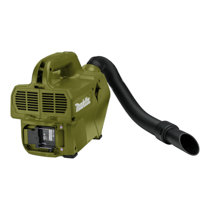 Makita DCL 184 SFO aspirateur à batterie 18 V 54 mbar 0,5 l série Olive Outdoor Adventure + 1x batterie 3,0 Ah + chargeur