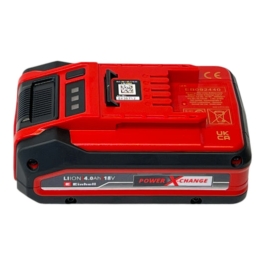 Einhell PXC Starter Kit 2x Power X-Change Plus Akku 18 V 4,0 Ah ( 2x 4511553 ) + Power X-Twincharger 3A Doppel Ladegerät ( 4512069 )