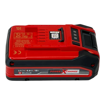 Einhell PXC Starter Kit 2x Power X-Change Plus Akku 18 V 4,0 Ah ( 2x 4511553 ) + Power X-Twincharger 3A Doppel Ladegerät ( 4512069 ) + Toolcase