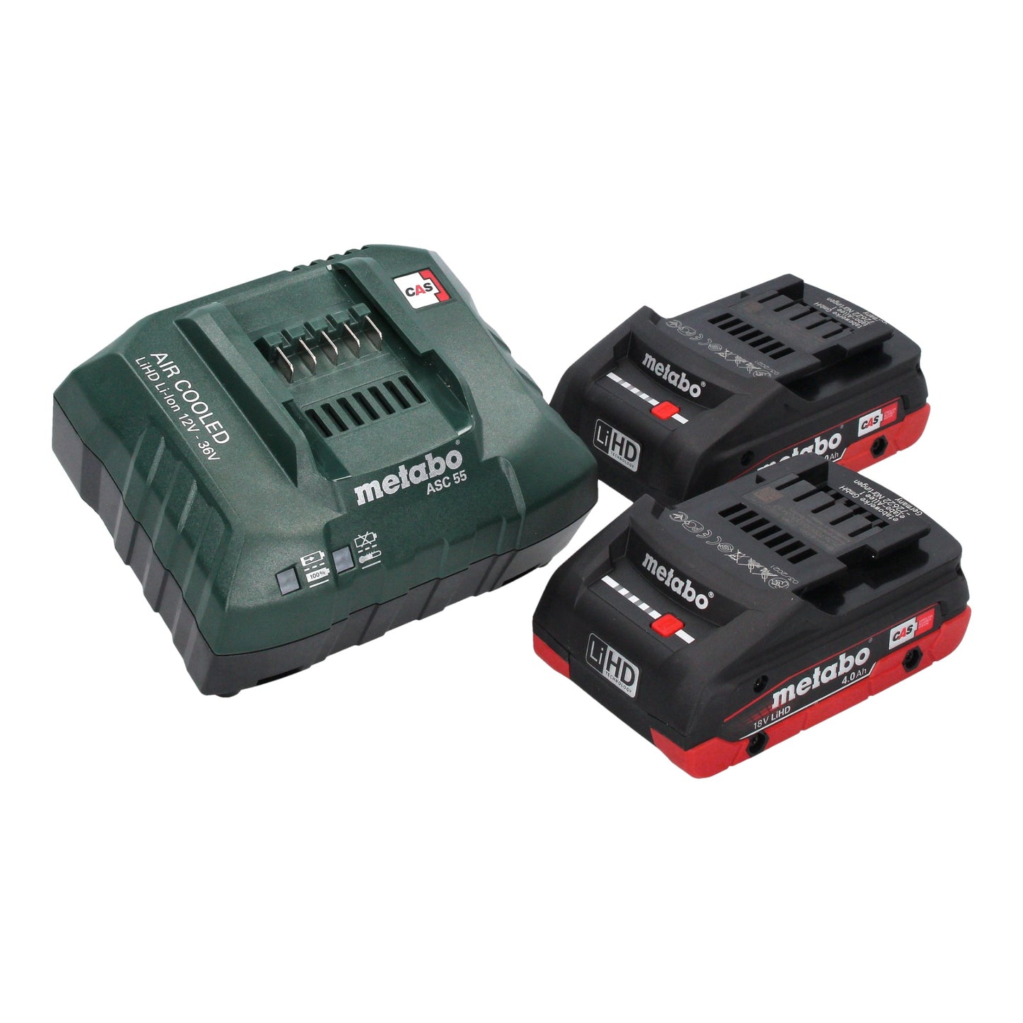 Soufflette à batterie Metabo BP 18 LTX BL 18 V sans balais + 2 batteries LiHD 4,0 Ah + chargeur