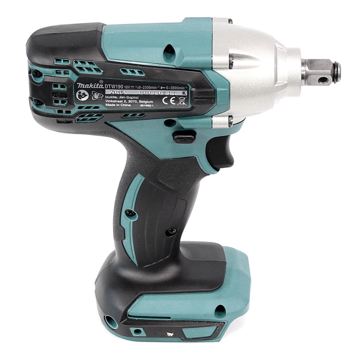 Makita DTW 190 Z 18 V Li-Ion Akku Schlagschrauber 1/2"  Solo + 9 tlg. Stecknuss-Set - Toolbrothers