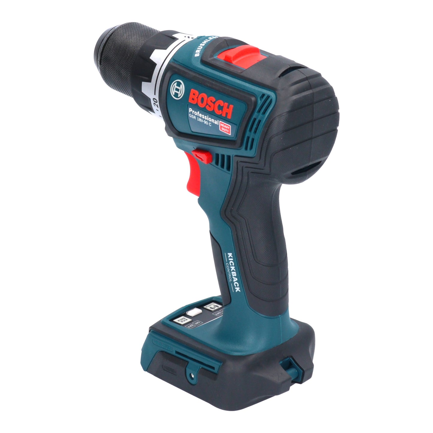 Bosch GSR 18V-90 C Professional Akku Bohrschrauber 18 V 64 Nm Brushless + 1x Akku 2,0 Ah - ohne Ladegerät