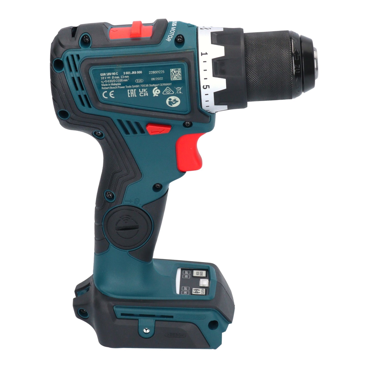 Bosch GSR 18V-90 C Professional Akku Bohrschrauber 18 V 64 Nm Brushless + 1x Akku 2,0 Ah - ohne Ladegerät