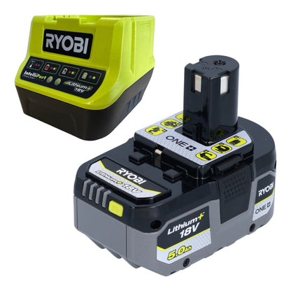 RYOBI OBL1820S Akku Laubbläser 18 V 245 km/h + 1x Akku 5,0 Ah + Ladegerät