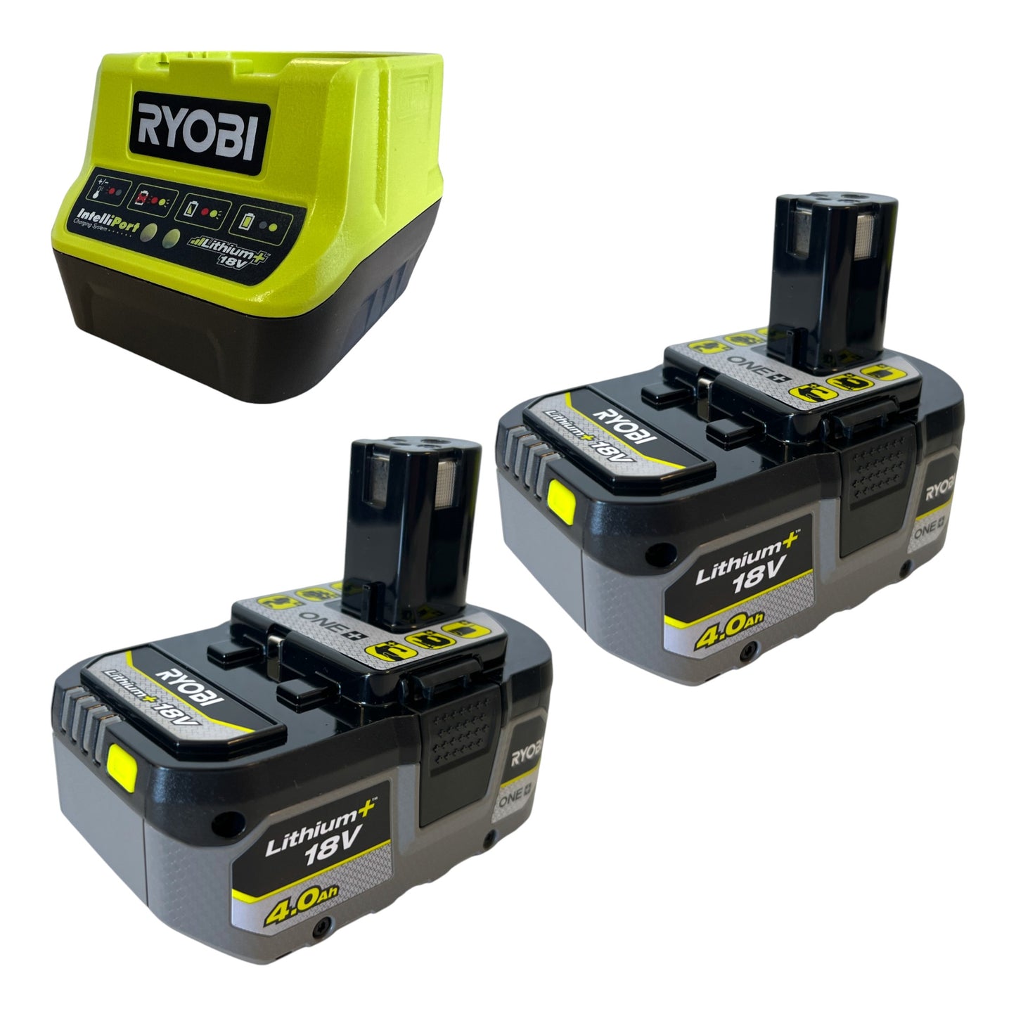 RYOBI OBL1820S Akku Laubbläser 18 V 245 km/h + 2x Akku 4,0 Ah + Ladegerät