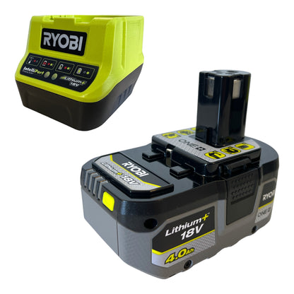 RYOBI RY18CS20A-0 18 V ONE+ Akku Kettensäge 20 cm Compact + 1x Akku 4,0 Ah + Ladegerät