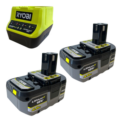 RYOBI RY18SCA Akku Gartenschere 18 V 25 mm + 2x Akku 4,0 Ah + Ladegerät