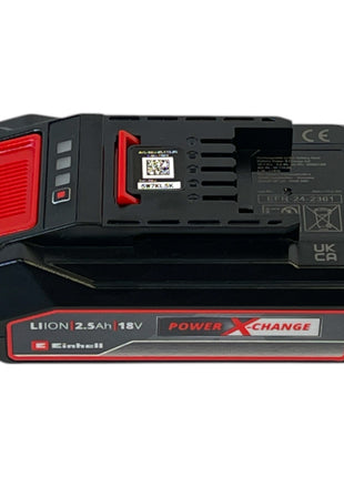 Kit de démarrage Einhell PXC 2x batterie Power X-Change 18 V 2,5 Ah (2x 4511516) + alimentation