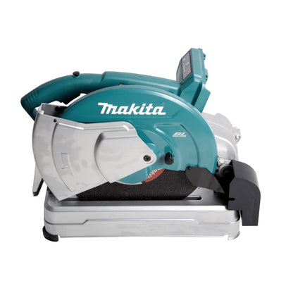 Makita DLW 140 PG Akku Trennschleifmaschine 2 x 18 V 355 mm + 2x 6,0 Ah Akku und Doppelladegerät - Toolbrothers