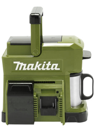 Makita DCM 501 SM2O Akku Kaffeemaschine 12 V max. / 18 V Olive + 2x Akku 4,0 Ah + Ladegerät