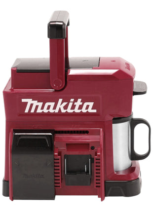 Makita DCM 501 GAR Akku Kaffeemaschine 12 V max. / 18 V Rot + 1x Akku 6,0 Ah - ohne Ladegerät