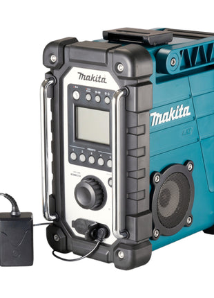 Makita DMR 116 RY Akku Baustellenradio 14,4 - 18 V AM FM AUX + 2x Akku 1,5 Ah + Ladegerät