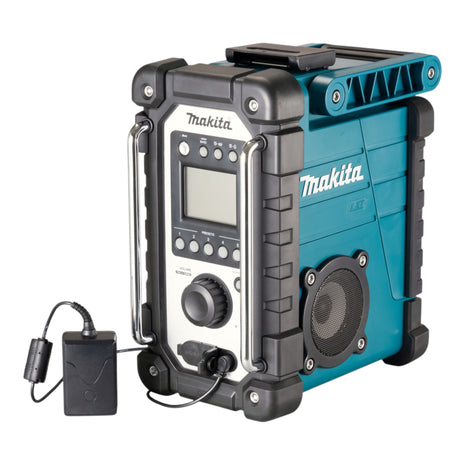 Makita DMR 116 RY Akku Baustellenradio 14,4 - 18 V AM FM AUX + 2x Akku 1,5 Ah + Ladegerät