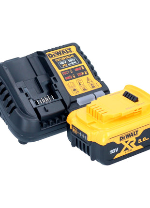 DeWalt DCG 412 P1 Akku Winkelschleifer 18 V 125 mm + 1x Akku 5,0 Ah + Ladegerät