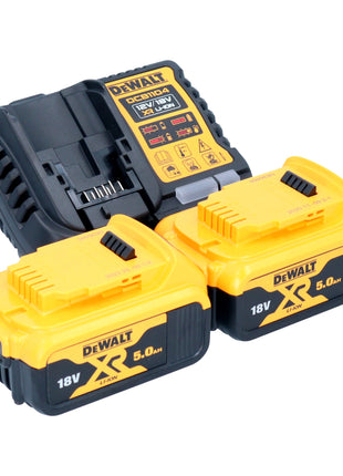 DeWalt DCG 412 P2 Akku Winkelschleifer 18 V 125 mm + 2x Akku 5,0 Ah + Ladegerät