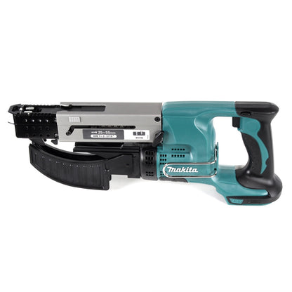 Makita DFR 550 RM1J Akku Magazinschrauber 18 V 25-55mm + 1x Akku 4,0Ah + Ladegerät + Makpac - Toolbrothers