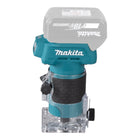 Fresadora de cantos a batería Makita DRT 52 Y1 18 V 6 mm sin escobillas + 1x batería 1,5 Ah - sin cargador