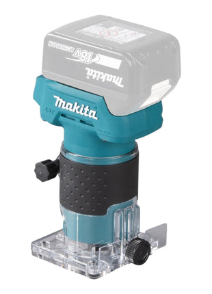 Fresadora de cantos a batería Makita DRT 52 Y1 18 V 6 mm sin escobillas + 1x batería 1,5 Ah - sin cargador