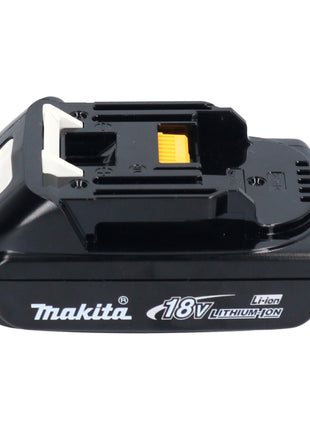 Fresadora de cantos a batería Makita DRT 52 Y1 18 V 6 mm sin escobillas + 1x batería 1,5 Ah - sin cargador